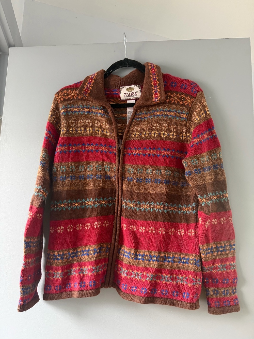 Tiara Internarional Vintage Zip Up Jacket